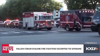 2 firefighters killed in ambush in Idaho, shot at while responding to wildfire, sheriff says. Paying Respects Early this AM
