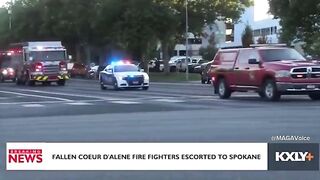 2 firefighters killed in ambush in Idaho, shot at while responding to wildfire, sheriff says. Paying Respects Early this AM