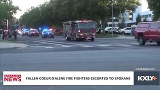 2 firefighters killed in ambush in Idaho, shot at while responding to wildfire, sheriff says. Paying Respects Early this AM