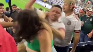 She's a Keeper, Girl Protects her Man and Fights Back during Brawl at Game
