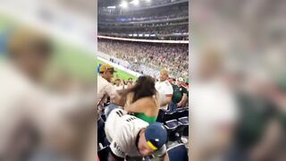 She's a Keeper, Girl Protects her Man and Fights Back during Brawl at Game