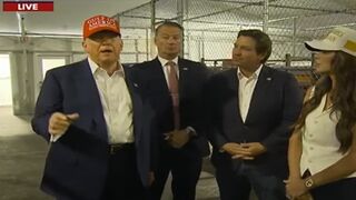 FULL: Trump Tours "Alligator Alcatraz" ICE Detention Center