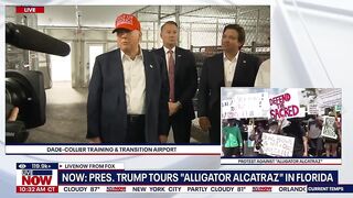 FULL: Trump Tours "Alligator Alcatraz" ICE Detention Center