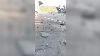 Driver going the WRONG Way kills 5 in Horrible Crash (Aftermath also)