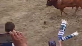 New Bull Goring: Beast makes an Example of One man