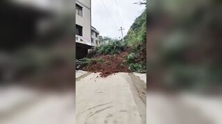Once again, Mother Nature moves Construction Truck like it's a Toy