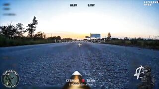 Drone waits Patiently on the Road