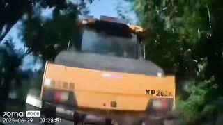 Truck Driver Releases the Load!!