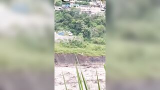 Woman standing on the Edge learns a Hard Lesson