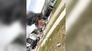 Home Inspector Survives House Explosion.... Walks Out Clothes Shredded Completely Unharmed.