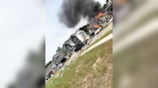 Home Inspector Survives House Explosion.... Walks Out Clothes Shredded Completely Unharmed.