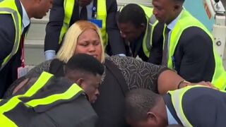 Airlines will charge you for extra baggage fees but she gets on board for the normal 1 passenger cost