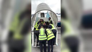 Airlines will charge you for extra baggage fees but she gets on board for the normal 1 passenger cost