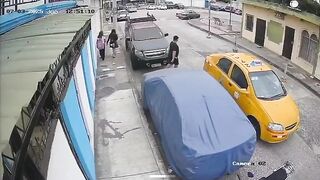 Creepy Taxi Driver pulls over just to Grope Female