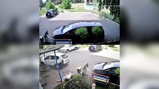 Drunk Driver smashes Woman in Horrible Car Crash