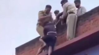 Indian Police providing psychiatric treatment after rescuing