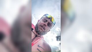 Man recording Beach catches Man's Suicide by accident (slow motion and aftermath)