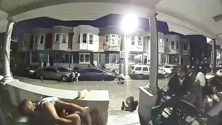 INSANE Porchcam Shows Shootout During 4th of July Party in Philly That Left 3 Dead And 9 Others Injured