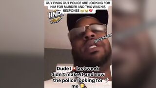 Guy Finds out Police are Looking for him for Murder... This is his Response!