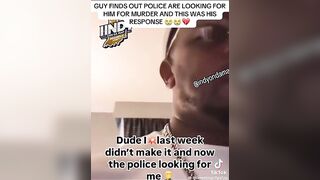 Guy Finds out Police are Looking for him for Murder... This is his Response!