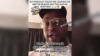 Guy Finds out Police are Looking for him for Murder... This is his Response!