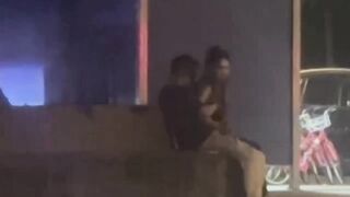 Whoops Girl working Hard for her Man is Stopped by Police