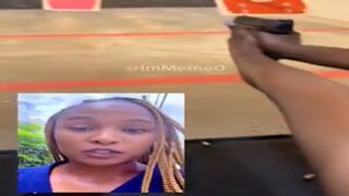 Vile Racist Woman Who made Racially Charged Video Regarding White People that Died in Flood Just Posted herself at Shooting Range.