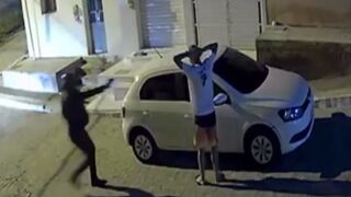 Man surrendering with his Hands up is still Executed Point Blank