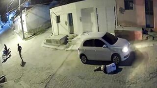 Man surrendering with his Hands up is still Executed Point Blank