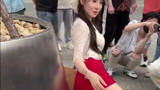 Speaking of Foot Pictures..this Girl Shows Off in Public Photo Shoot