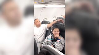 Fight breaks out on plane after female lawyer is accused of cutting the line