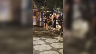 Man tries many times to be Patient with American, until he disrespects his Girl