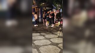 Man tries many times to be Patient with American, until he disrespects his Girl