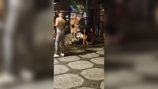 Man tries many times to be Patient with American, until he disrespects his Girl