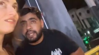 Moroccan........as always !!!!! "Don't Touch Me!" White Woman gets upset