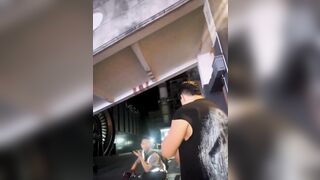 Moroccan........as always !!!!! "Don't Touch Me!" White Woman gets upset
