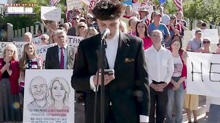 The Son of Dr. Kirk Moore Gives Powerful Speech Outside Courtroom Where his Father Stands Trial for Not Giving Patients the COVID Vaccine.