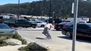 Genius way to save a parking spot for your friend in Democrat run cities