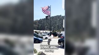 Genius way to save a parking spot for your friend in Democrat run cities