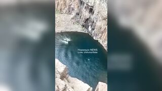 Jumper lands Hardest Belly Flop in History: Dies within Seconds