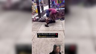 6 full strength punches after a KO is wild