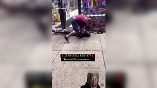 6 full strength punches after a KO is wild