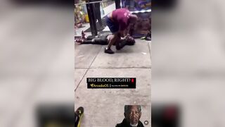 6 full strength punches after a KO is wild