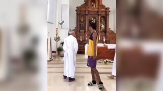 Muslim annoys a Priest and Finds Out