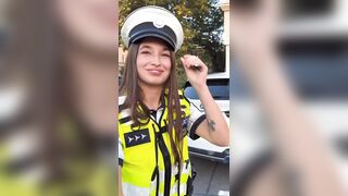 Photographer makes female officers smile with his photos of them