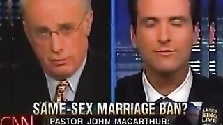 RIP John MacArthur!! Here he Roasts Gavin Newsom on Gay Marriage