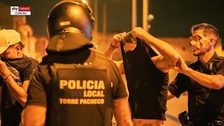 Spain In Chaos As Locals Fight Back Against Migrant