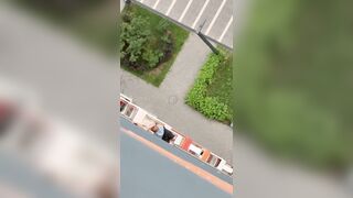 Man trying to Hold On Falls to his Death from Apartment Window