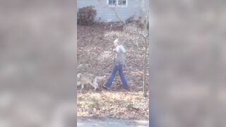 Eight month anniversary of her neighbor hating her Trump signs so woman turns it up!