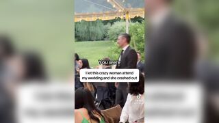 Stalker' declares love for groom in unhinged wedding speech